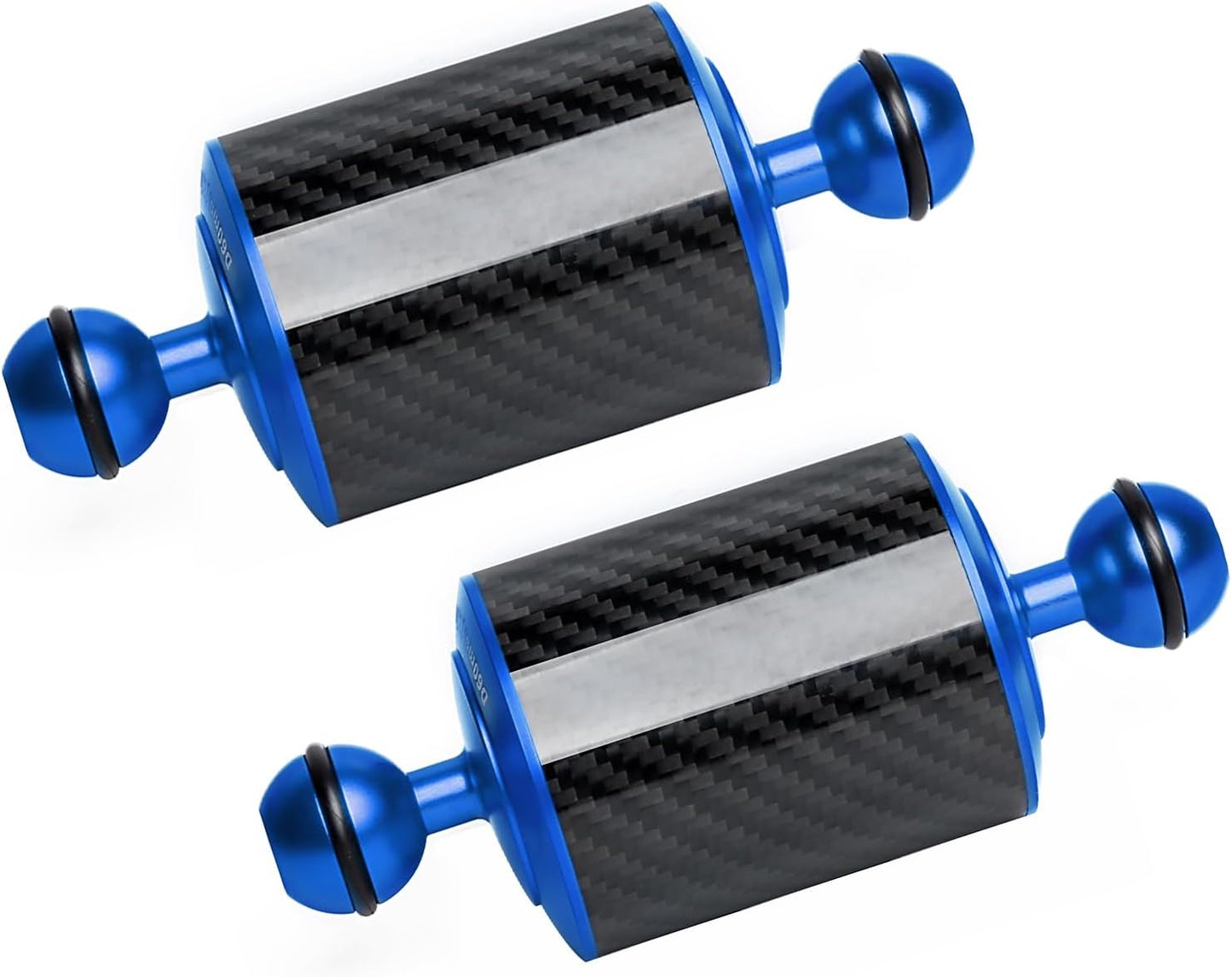 Brazo flotante fibra carbono azul 5pulg set 2