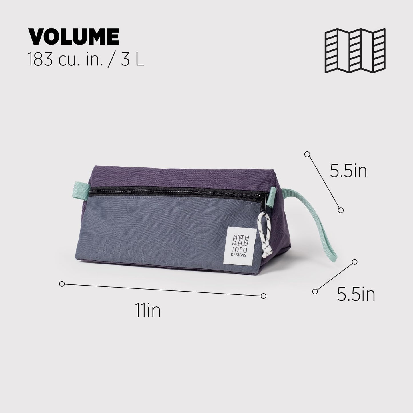 Kit Dopp Bolsa viaje nylon reciclado forrada