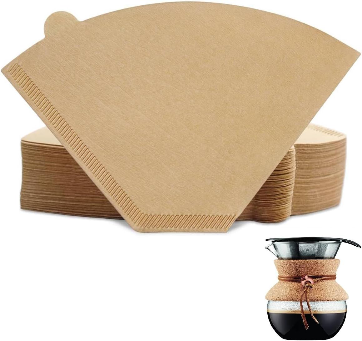 Filtros de café conos de papel Bodum sin blanquear 100 unidades