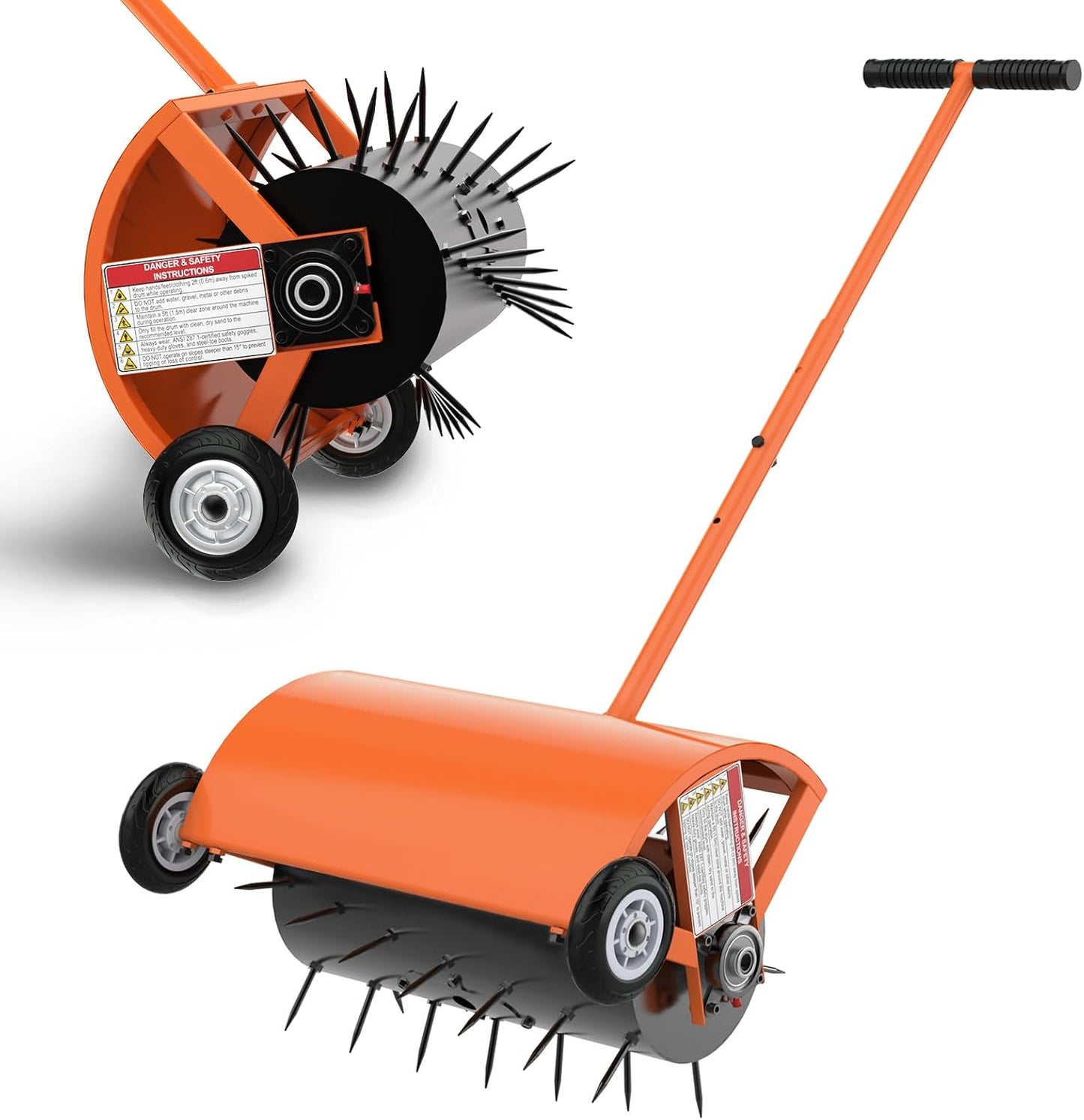 Aireador césped 24pulg 42 picos resistente hasta 70lb