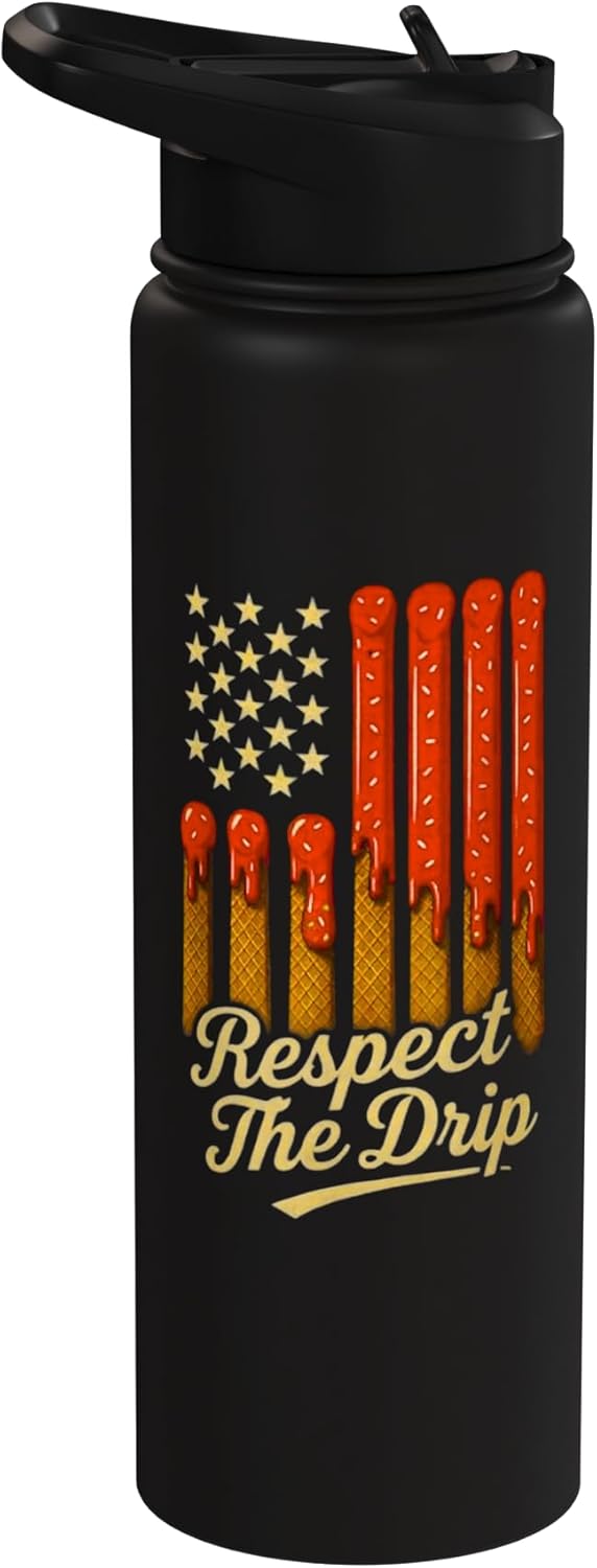 Botella térmica acero inox con bandera USA 67ml