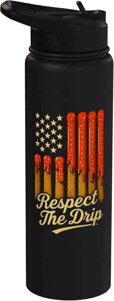 Botella térmica acero inox con bandera USA 67ml