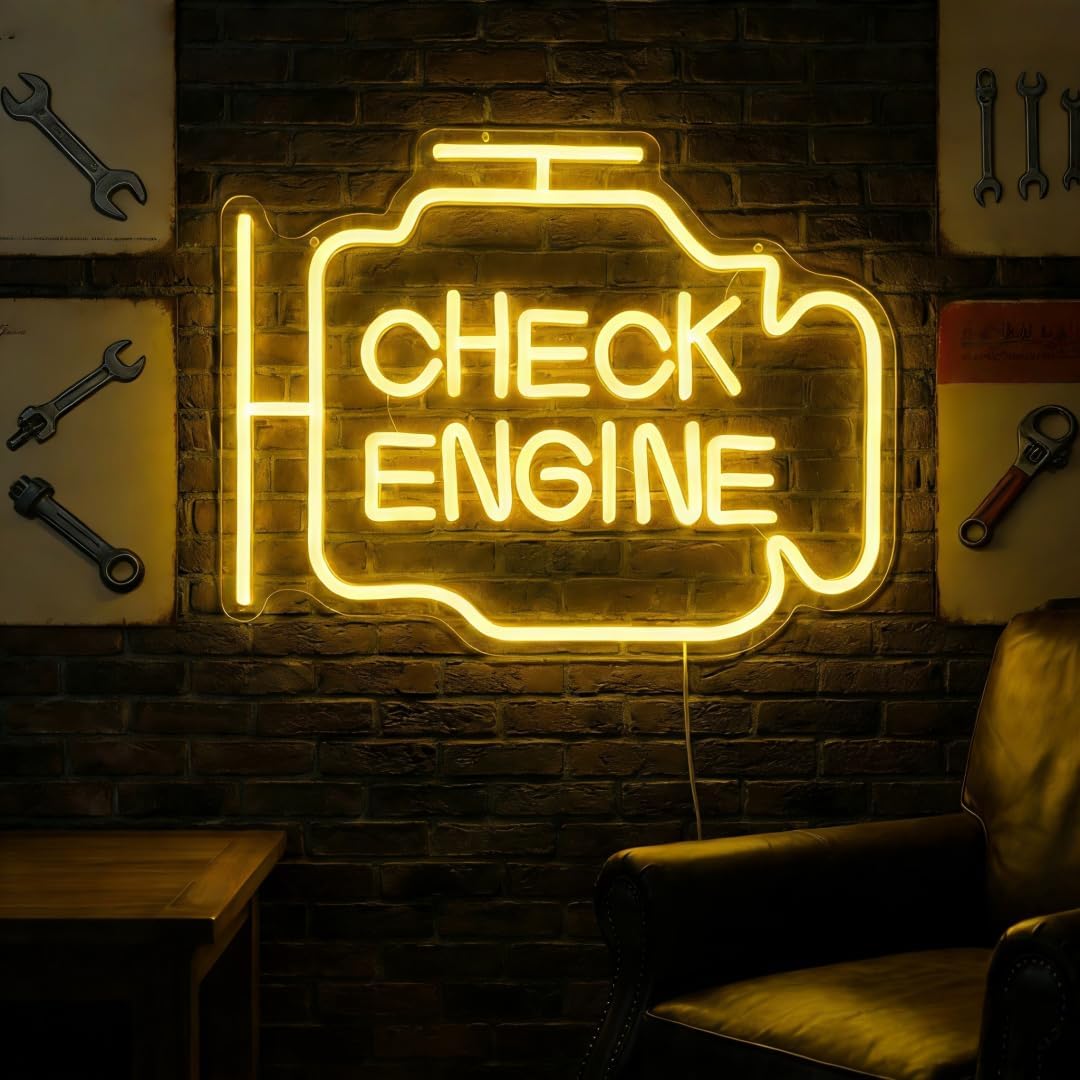 Letrero neón LED USB para cueva y garaje hombre regalo coche