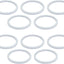 Collares cilíndricos aluminio 3/32 pulg set 10