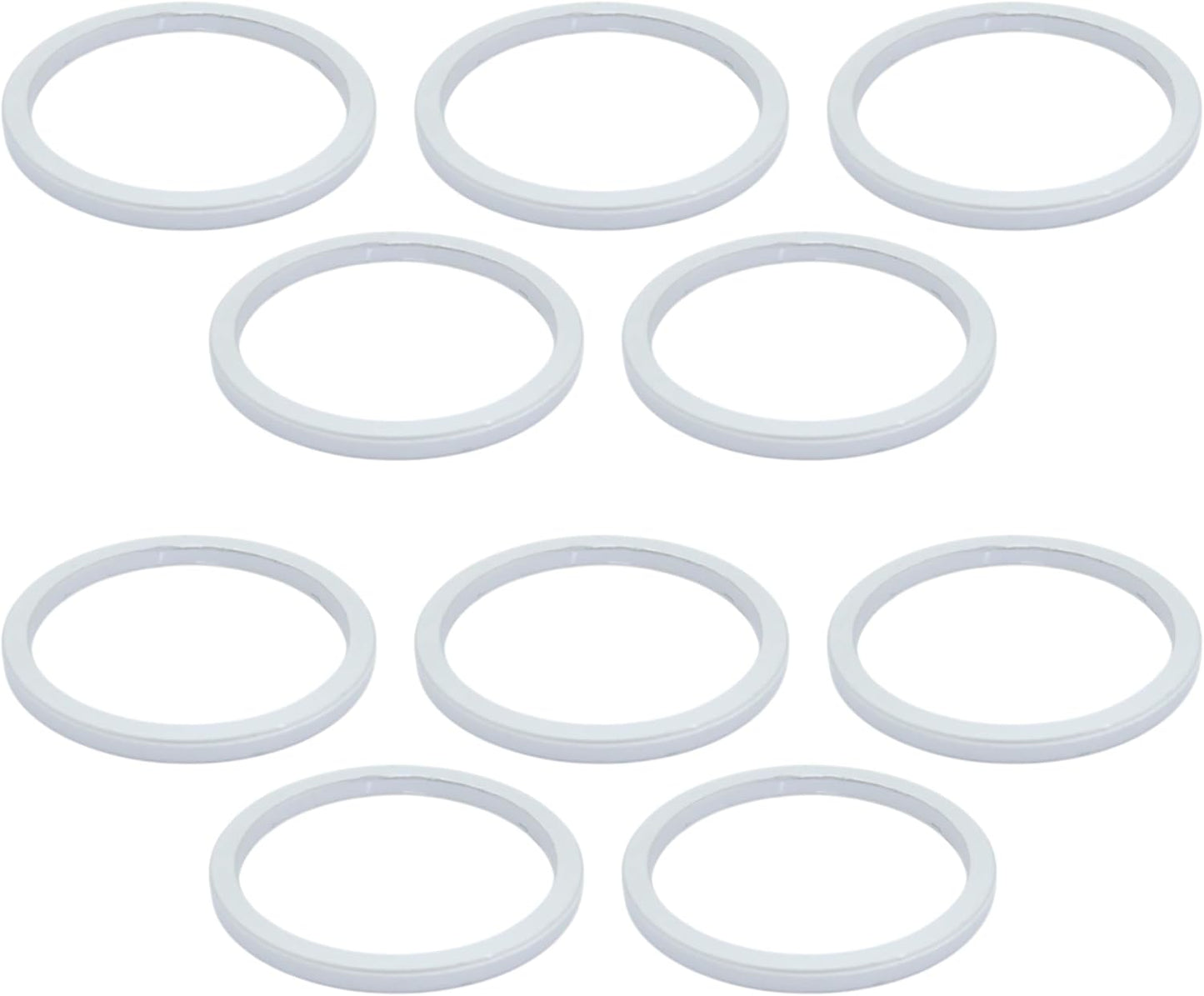 Collares cilíndricos aluminio 3/32 pulg set 10
