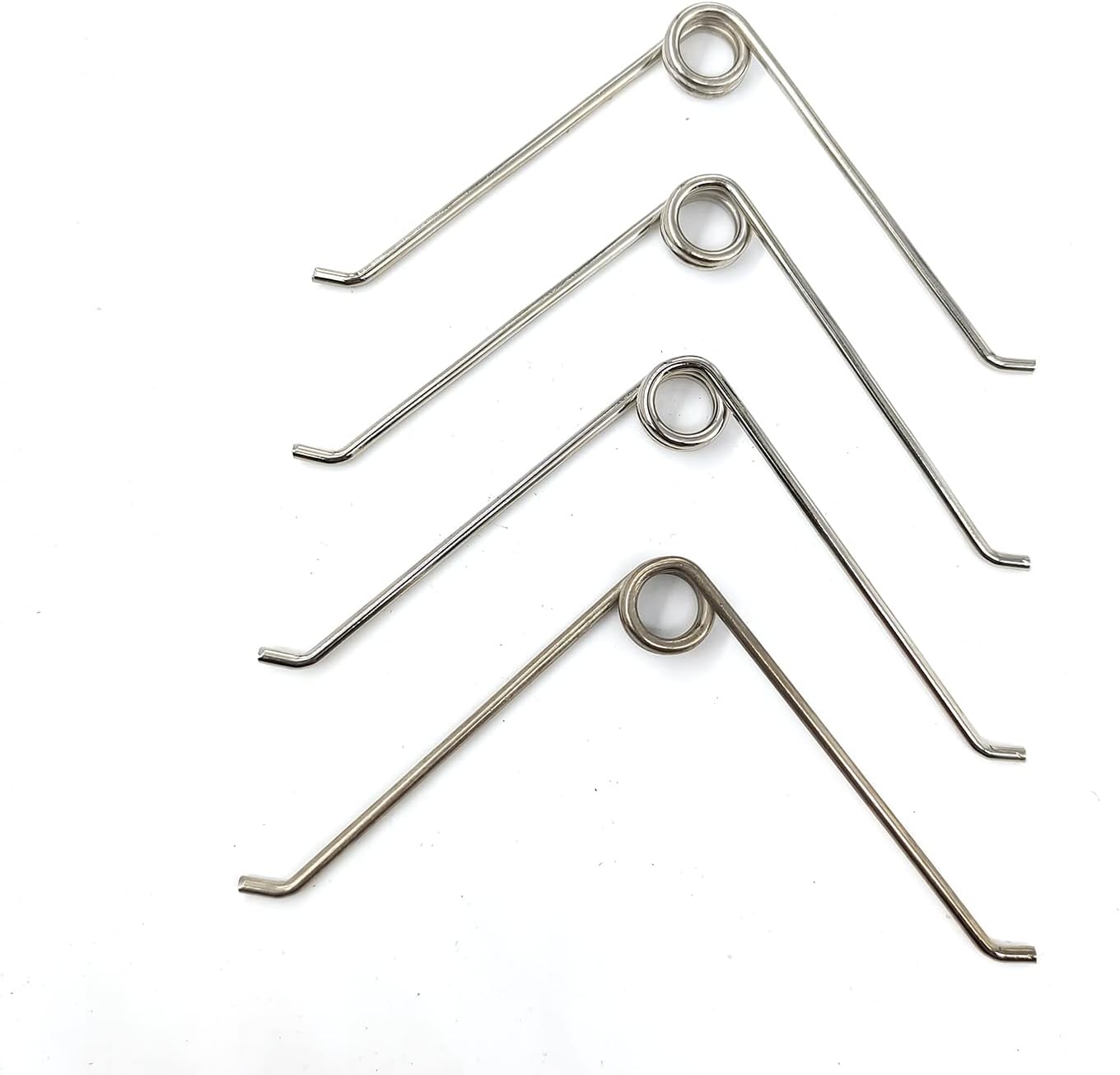4 Pzas Tijeras Acero Inox Resorte V Compresión
