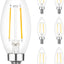 Bombilla LED E12 regulable 3W 5000K paquete 6