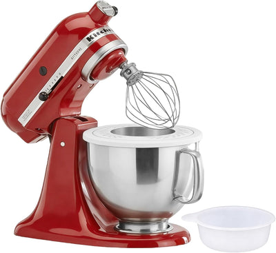 Tazón acero inox 5qt con mango tapa comp KitchenAid K45 KSM150