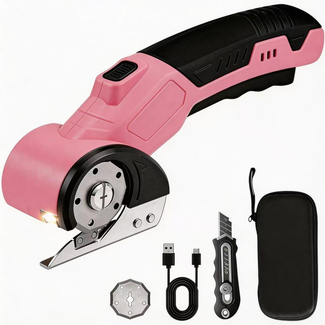 Tijeras eléctricas inalámbricas 4.2V para cortar plástico, cuero y tela