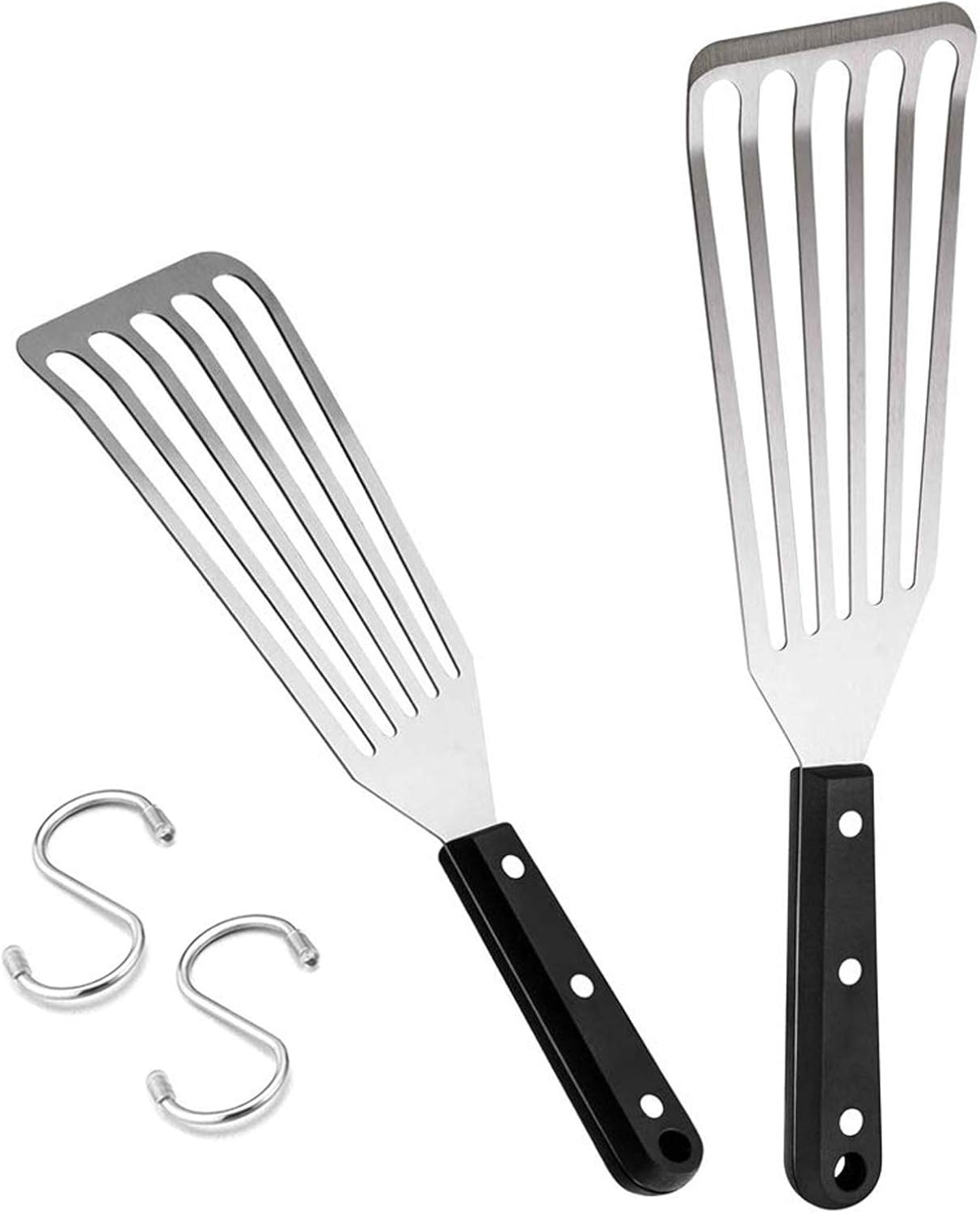 Set 2 Espátulas Pescado Acero Inox 12.5x11pulg