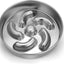 Cuenco perros acero inox 8.7pulg antideslizante laberinto