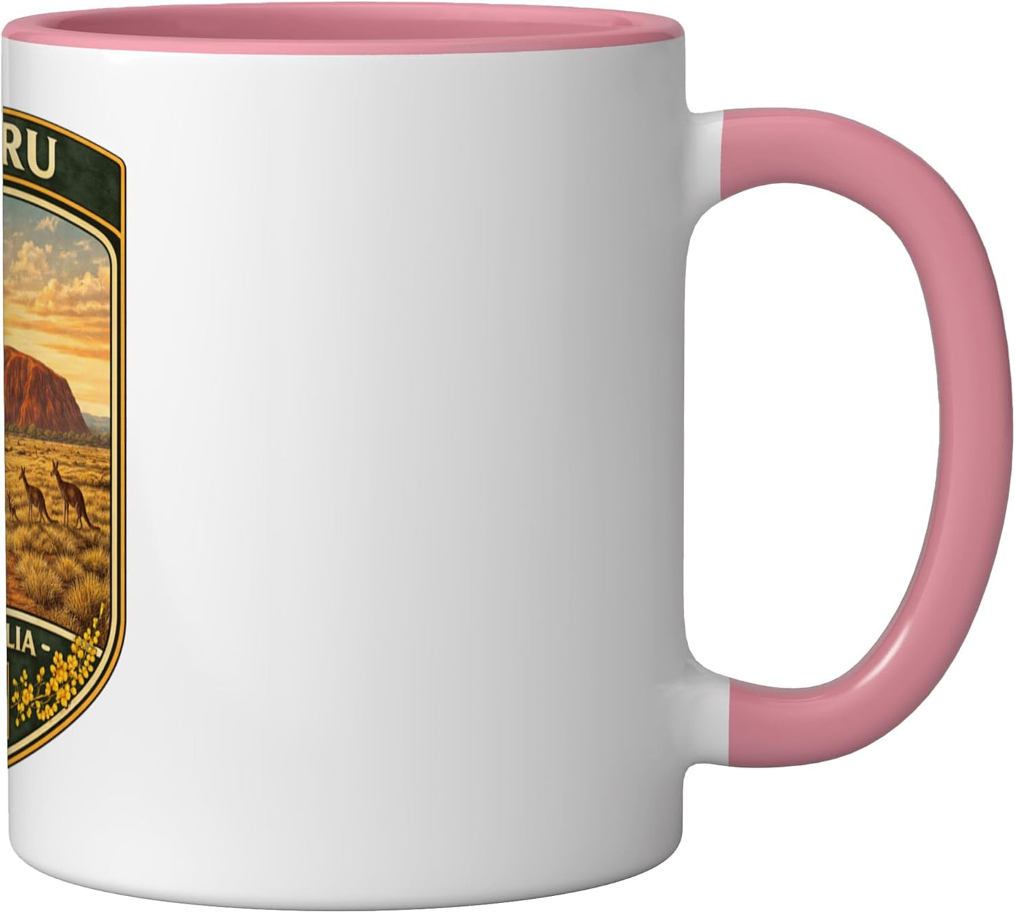 Taza Cerámica Heraldic Oceania Rosa/Blanca