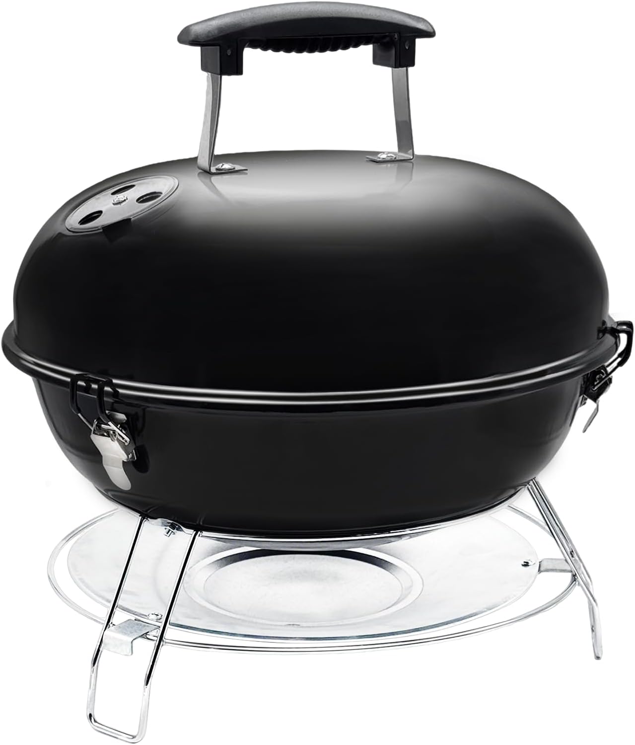 Parrilla carbón 14pulg rejilla cocina ventilación cenizas