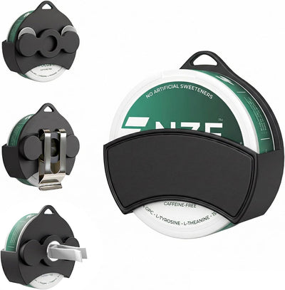 Soporte coche magnético silicona para lata inmersión y clip visera