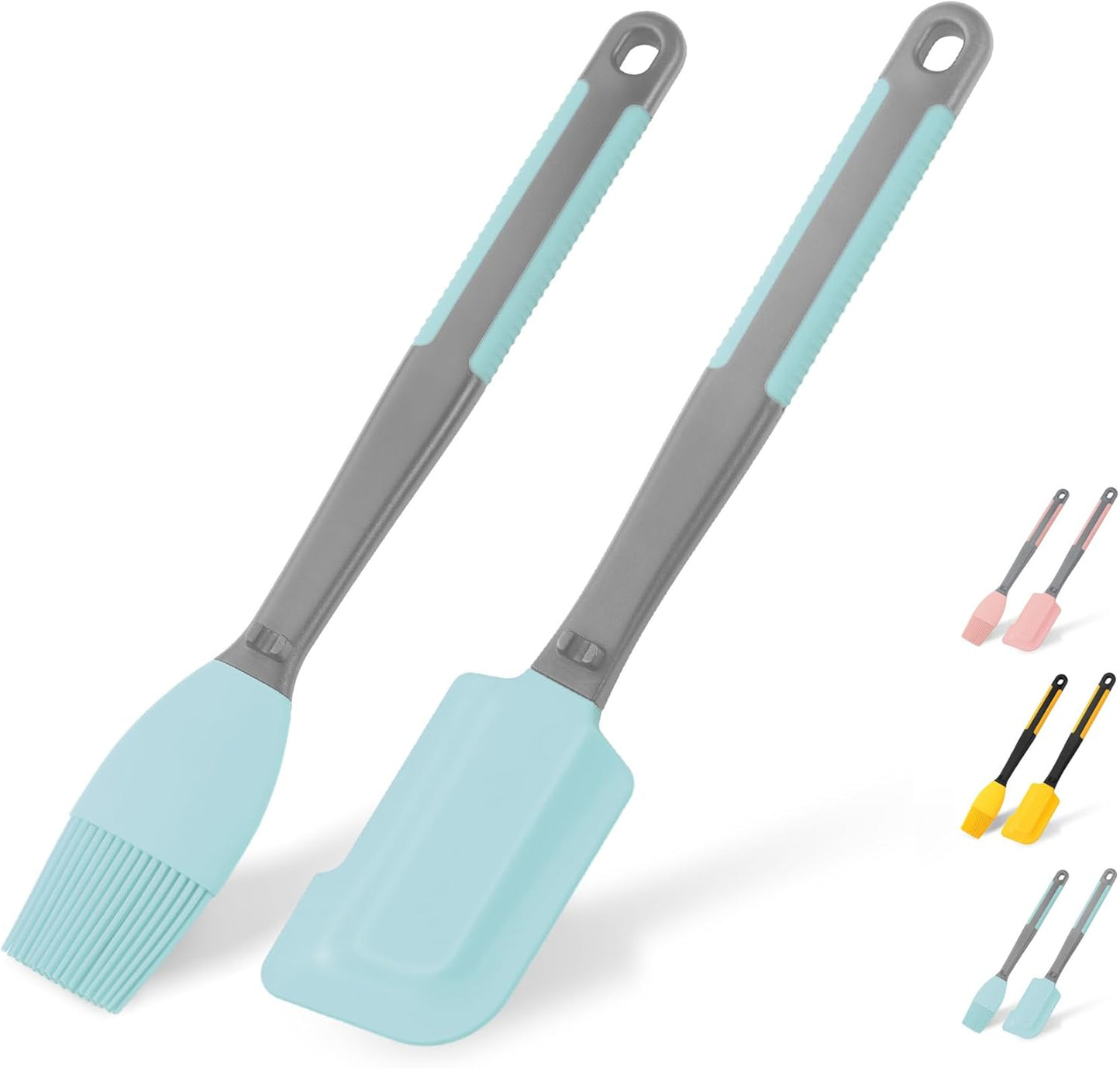 Cepillo y espátula silicona para hornear resistente al calor