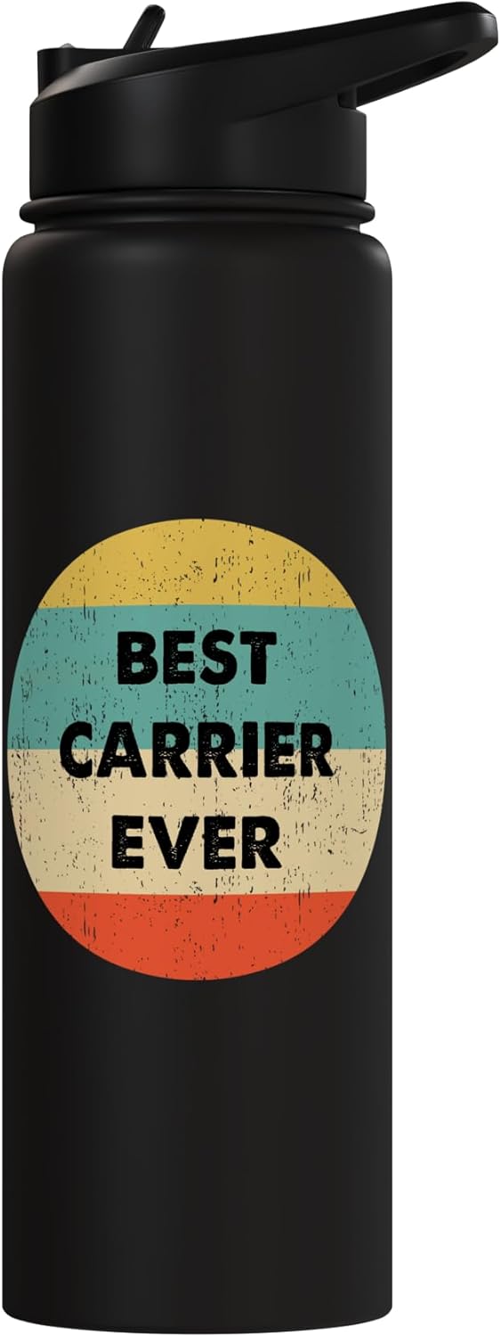 Botella de agua aislada acero inoxidable Carrier
