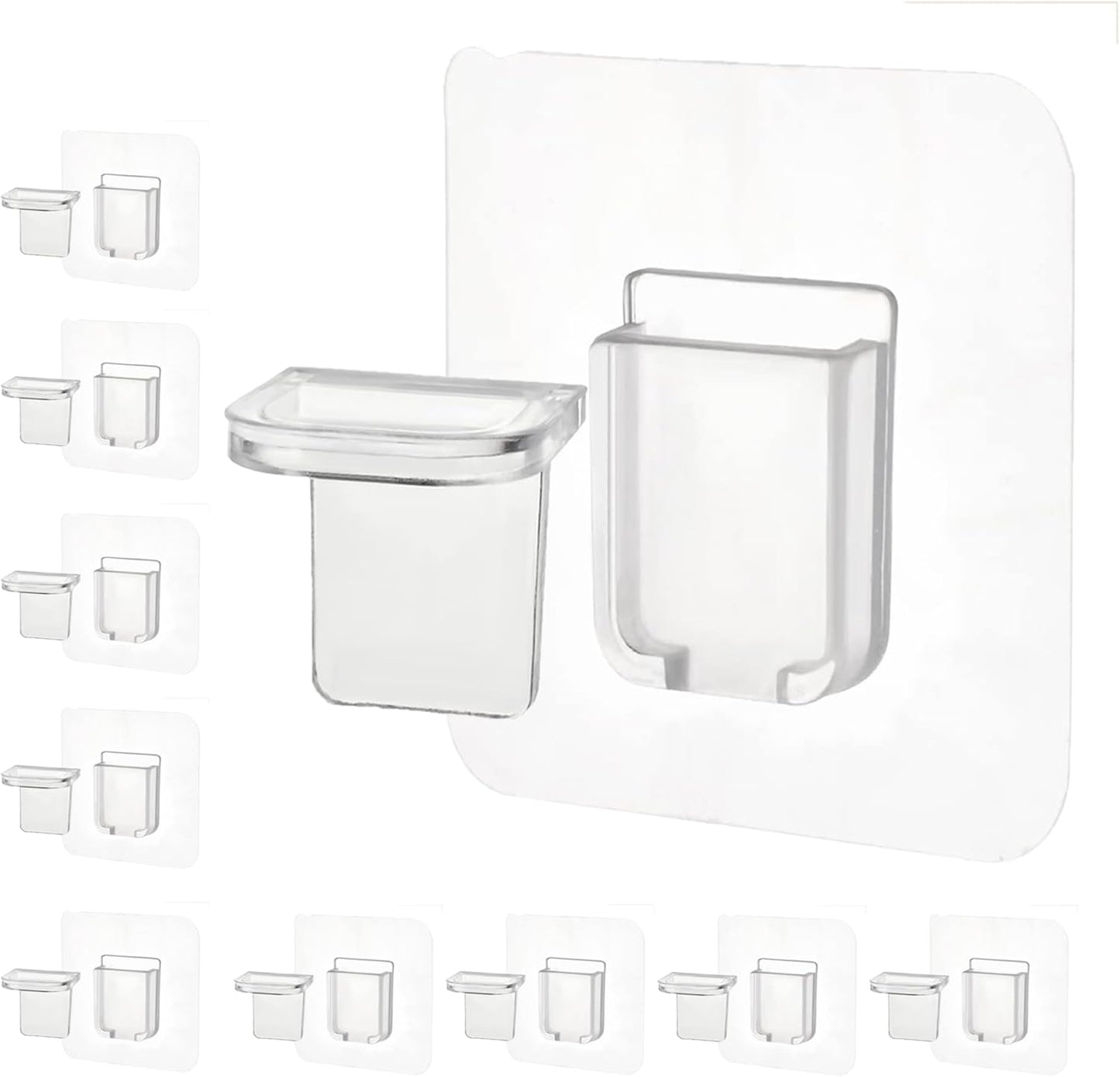 Ganchos adhesivos para pared estante 10