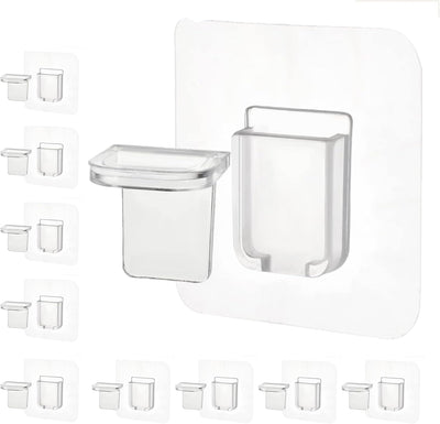 Ganchos adhesivos para pared estante 10