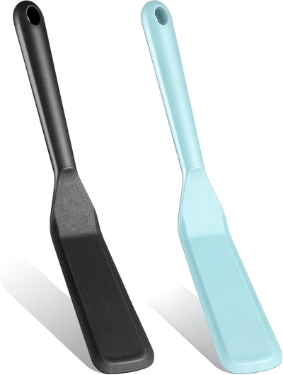 Espátulas de silicona TIESOME para cocinar, larga y estrecha, resistente al calor, antiadherente