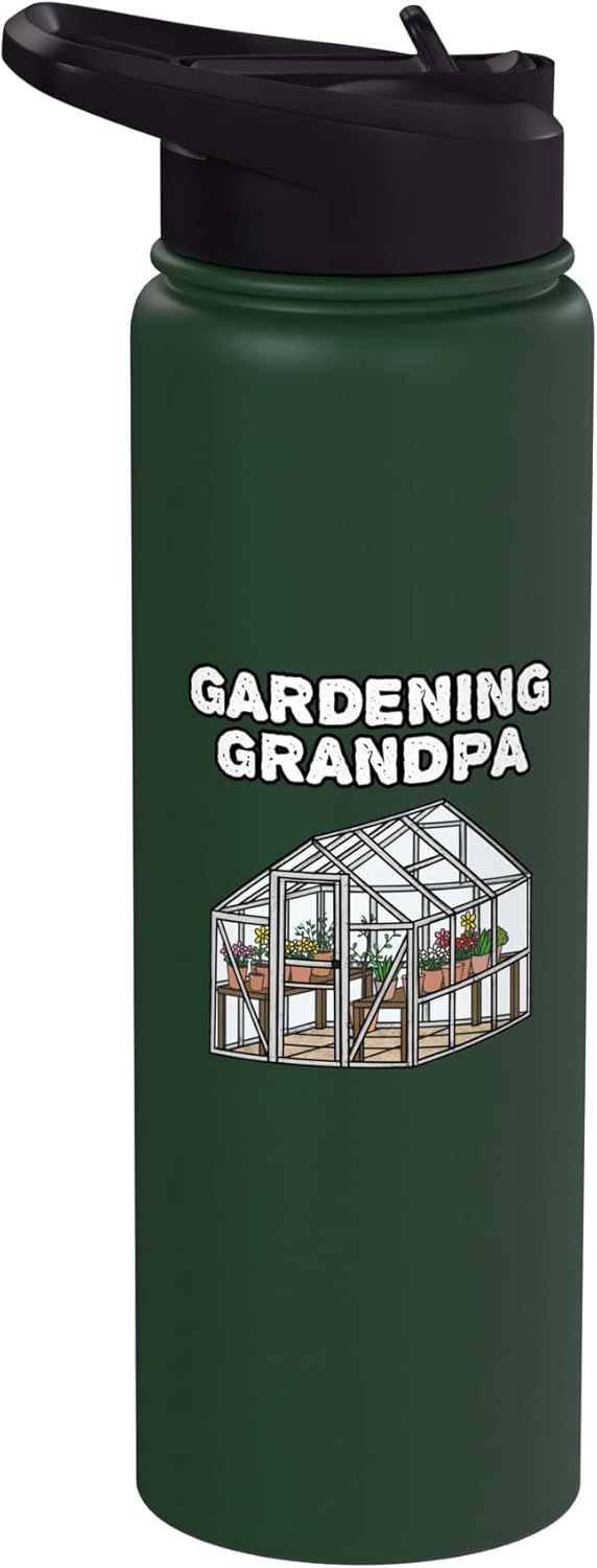 Botella de agua aislada de acero inoxidable para jardinería