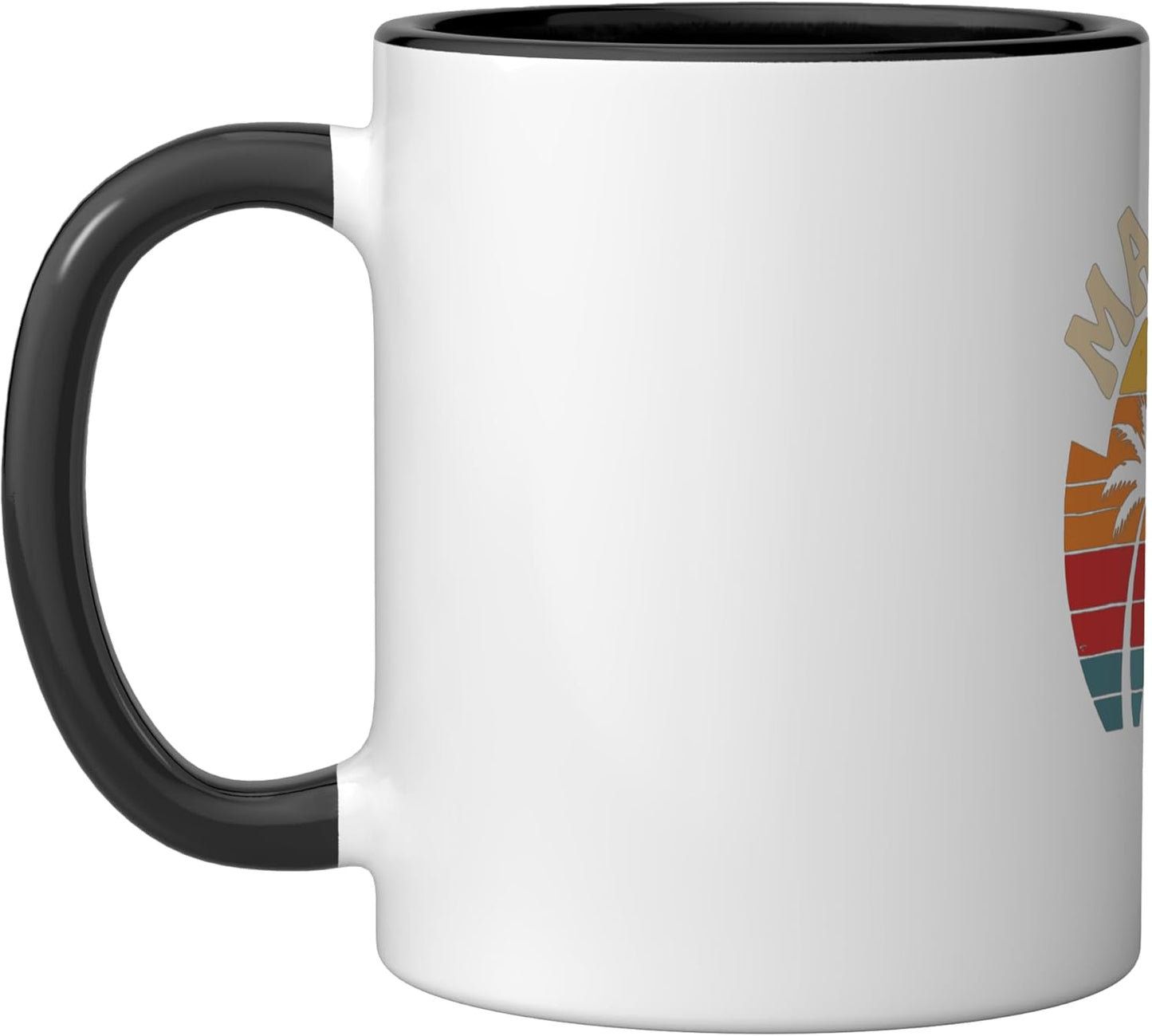 Vaso cerámico Mallorca 2026 Negro/Blanco