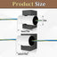 Cable identificación 3pulg pasa puerto pared 4.9-7pulg solid blanco