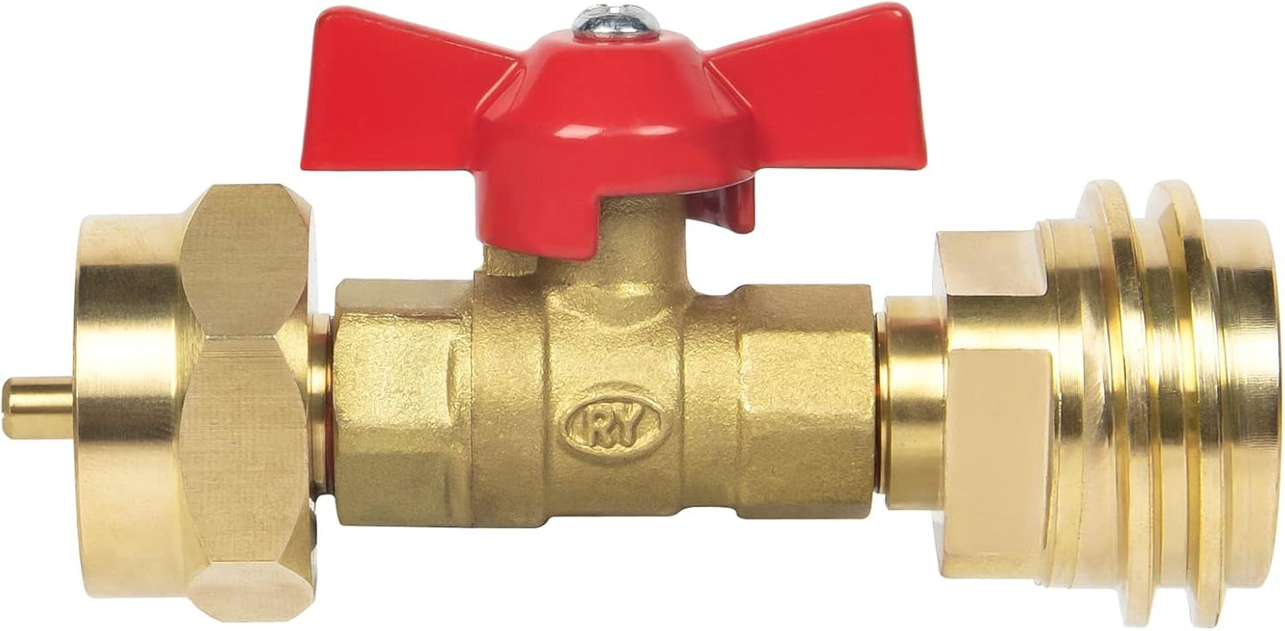 Adaptador tanque propano 20libra a 1libra latón