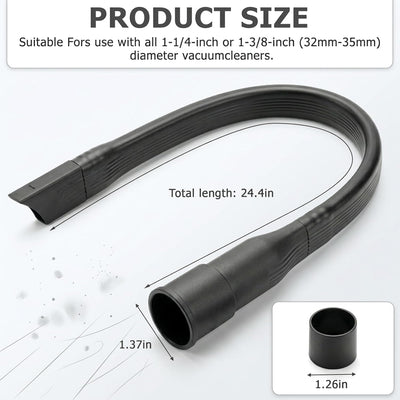 Herramienta flexible grietas vacío 25pulg con boquilla plana