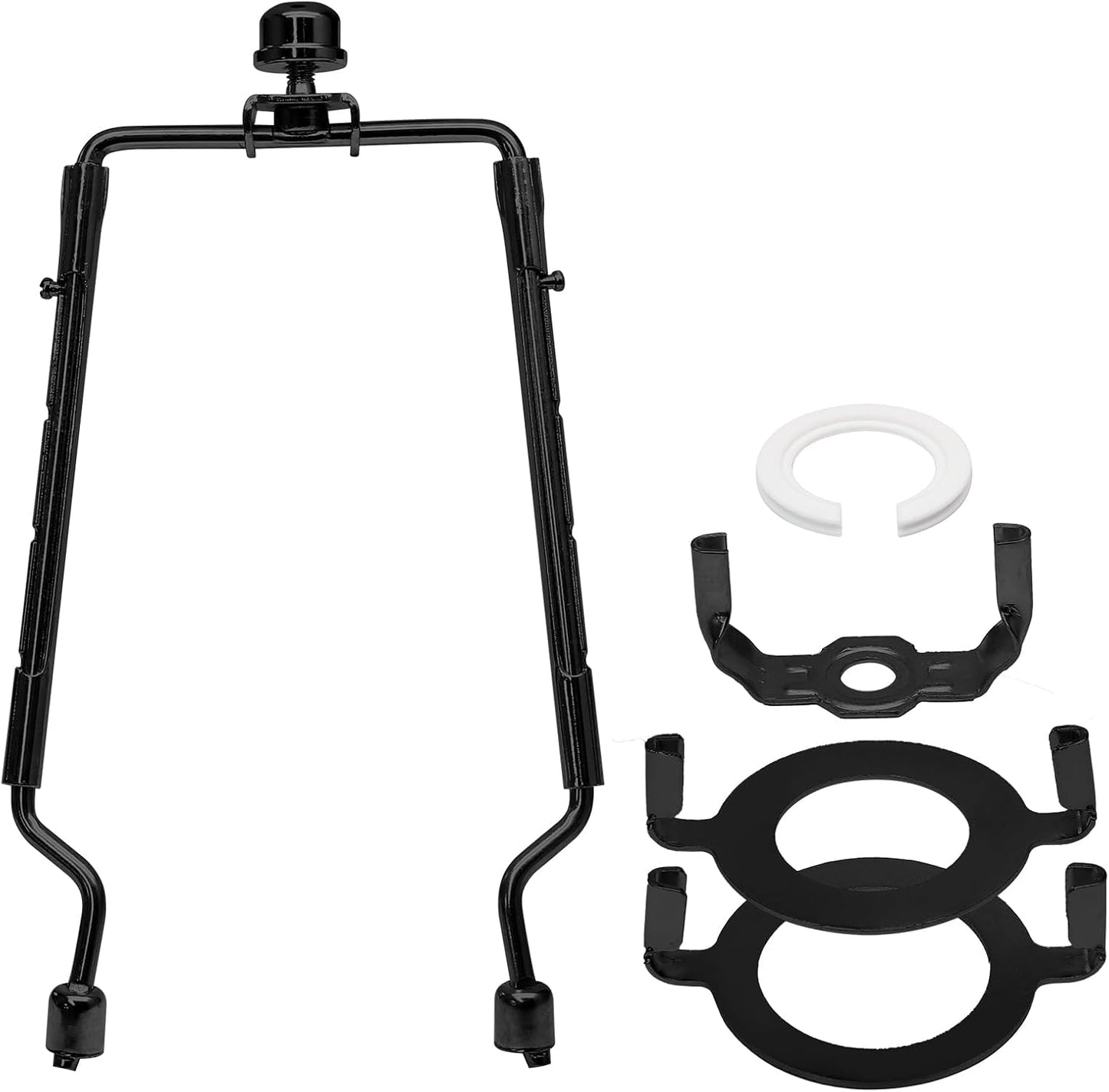 Kit adaptador soporte lámpara 7-10 pulg ajustable E14 E26 E27 negro