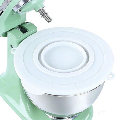 Funda de silicona para tazón KitchenAid compatible 6-7 cuartos de galón con tapa hermética