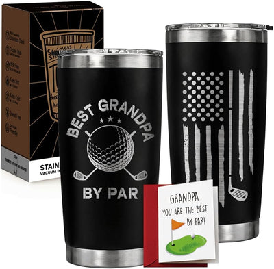 Vaso de golf regalo para abuelos y hombres golfistas