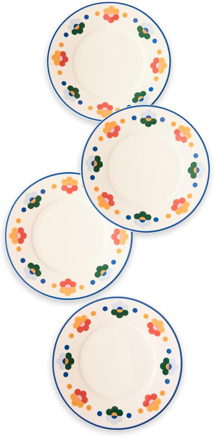 Set 4 Platos Ensalada Mujer