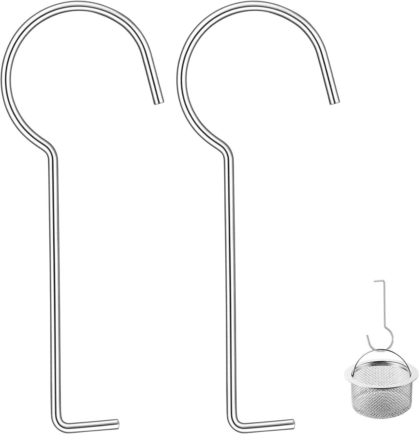 2 Ganchos Drenaje Ducha Acero Inox Extractor Rejilla