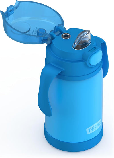 Botella acero inox 10oz bebé sorbo suave azul