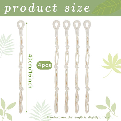 Extensor macramé para colgar plantas grande decoración hogar