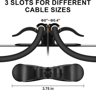 Organizador de cables para electrodomésticos y accesorios