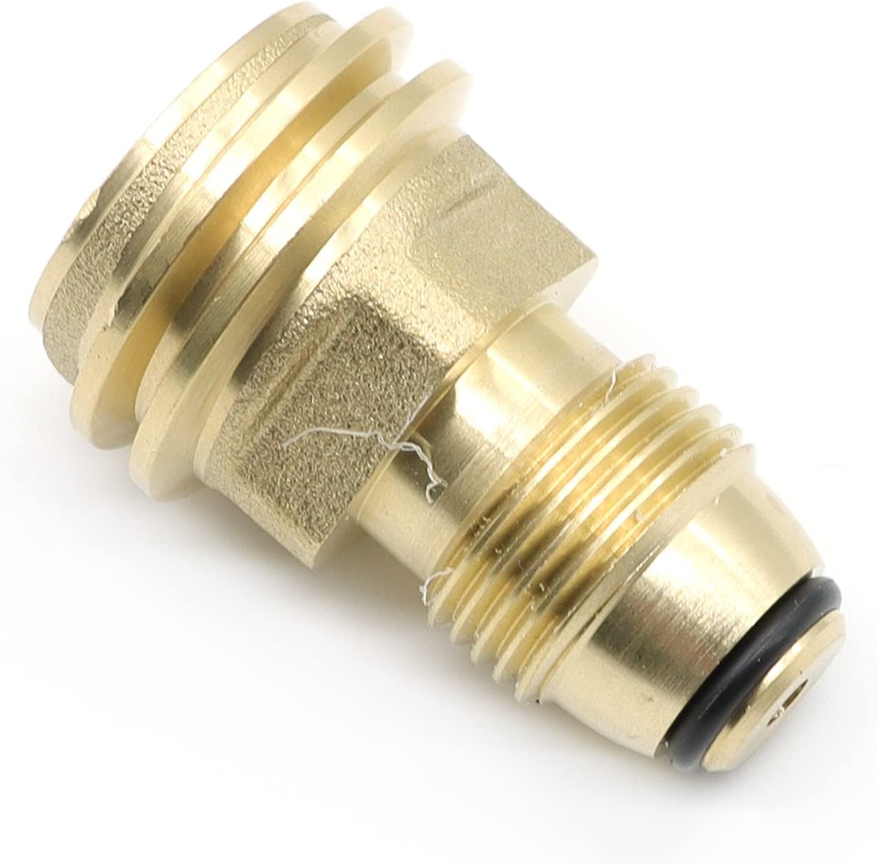 2 Conectores adaptador tanque propano POL a QCC1/Type1