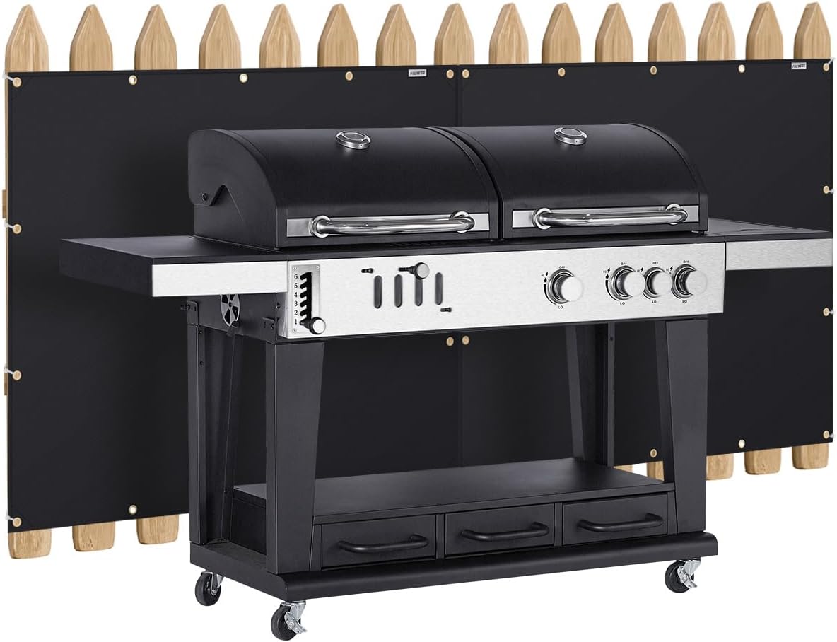 Protector térmico parrilla 3x4ft para pared valla barandilla