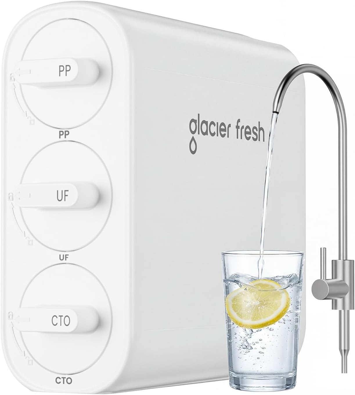 Sistema filtro agua fregadero sin tanque ultra compacto