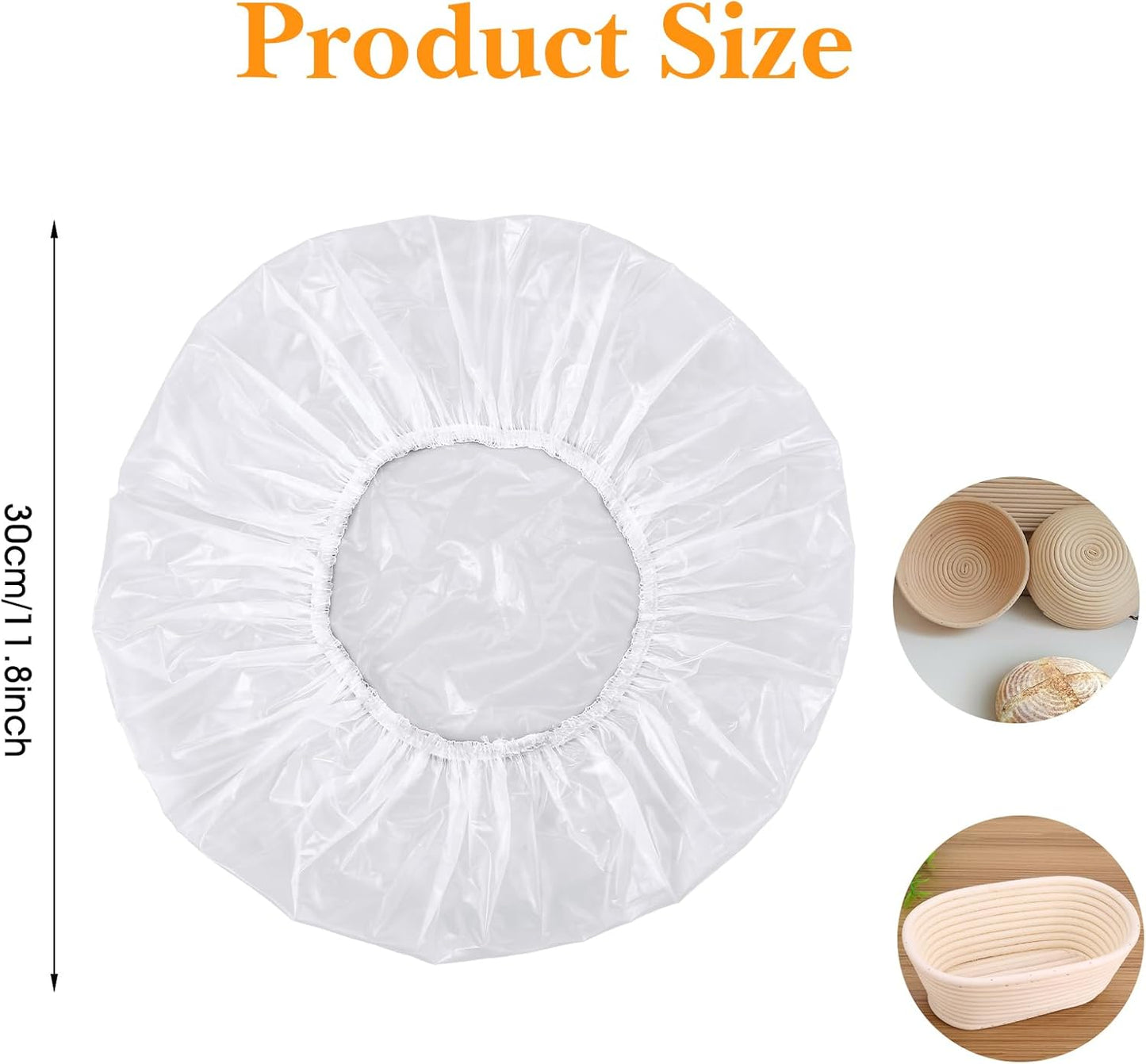 4 fundas reutilizables para cuencos pan 12pulg goma EVA