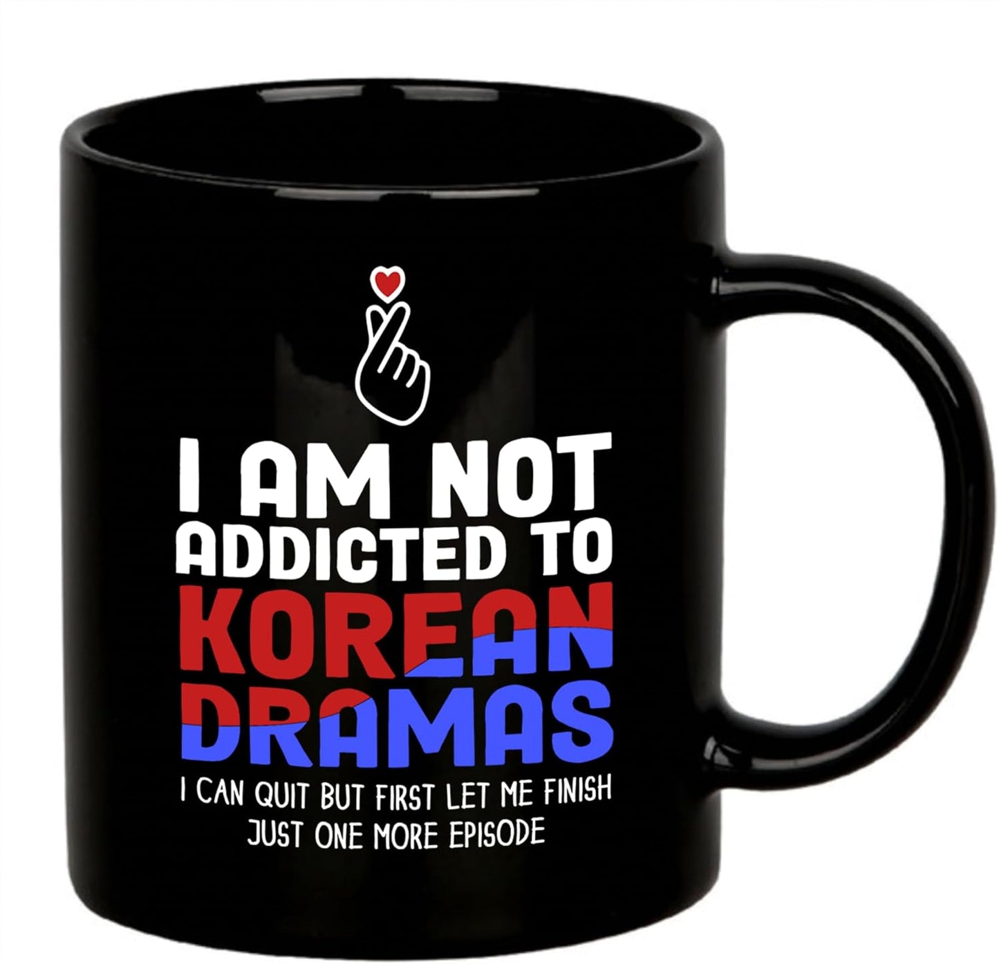 Taza de cerámica con texto en inglés para fans de K-dramas