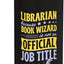 Botella de agua aislada de acero inoxidable Librarian Because Book Wizard