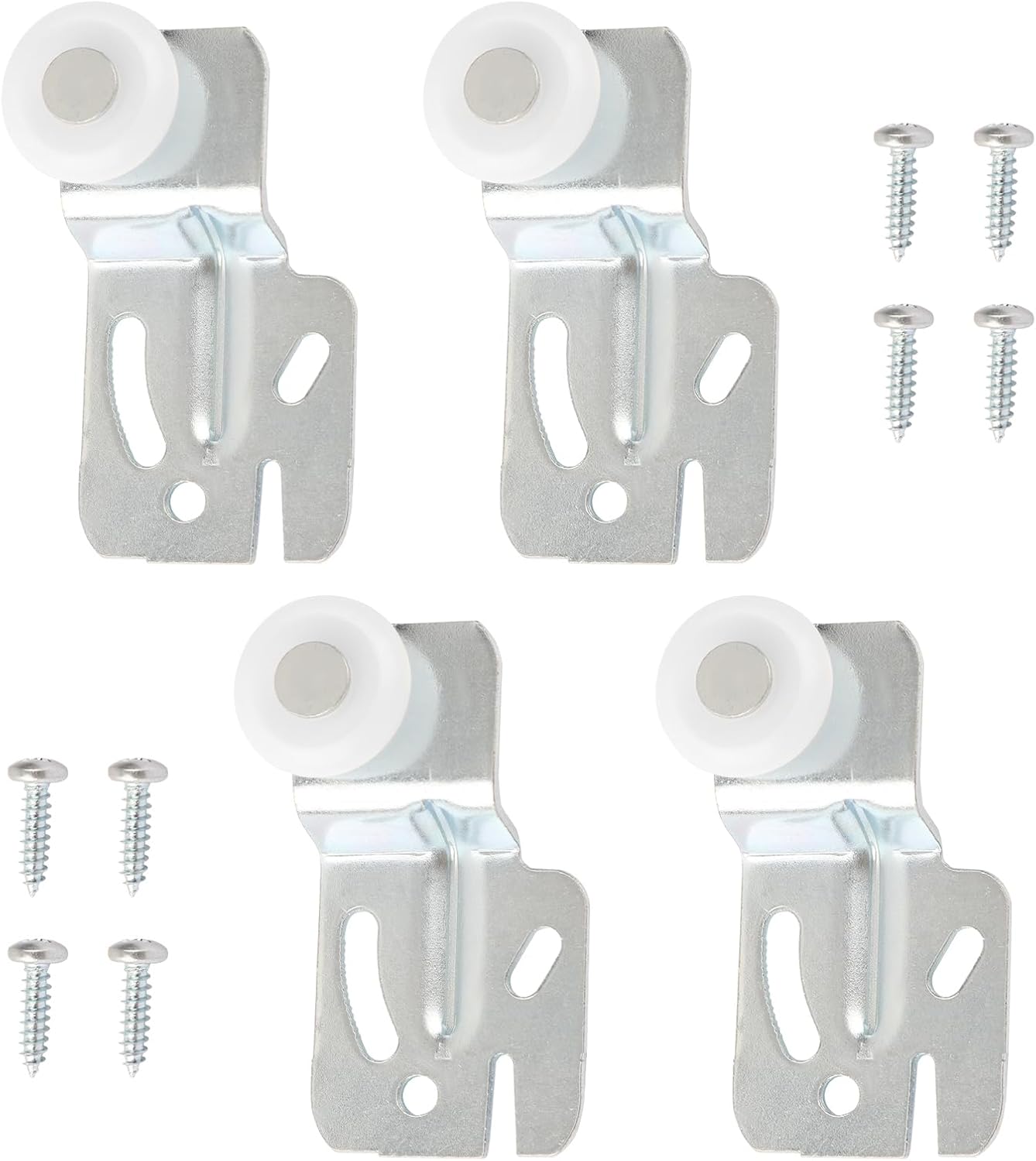 Kit 4 Rodillos Puerta Corrediza Cocina Silencioso