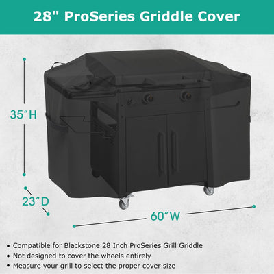 Funda parrilla Blackstone 28pulg Pro Series resistente agua