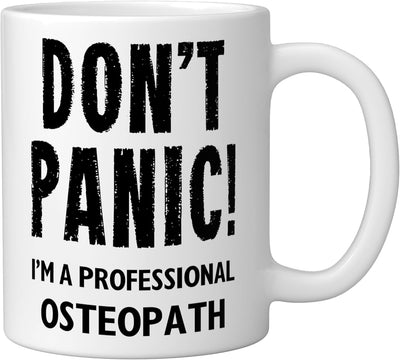 Taza cerámica para osteopatía blanca