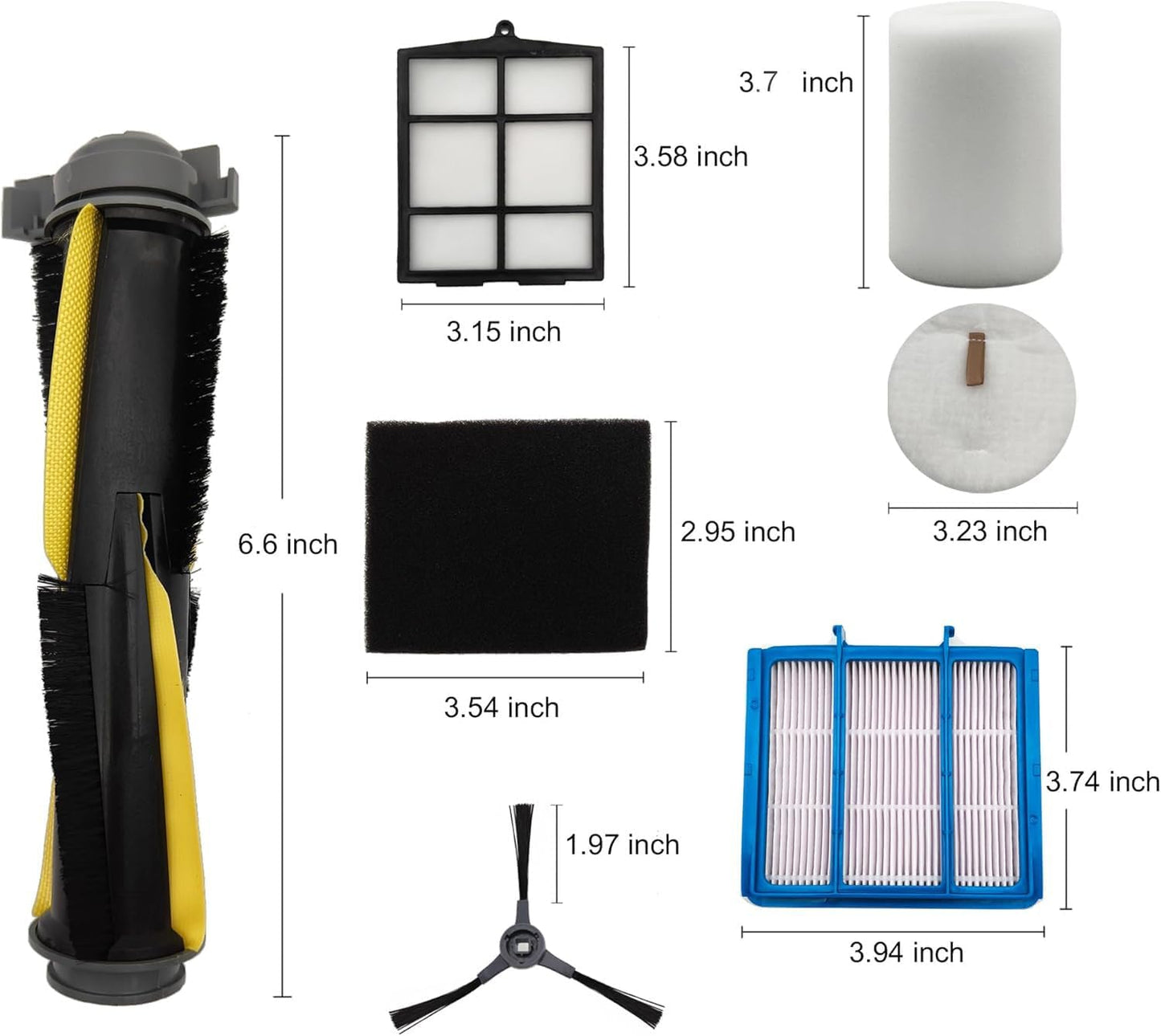 Repuestos Shark RV2100S cepillo filtro espuma fieltro