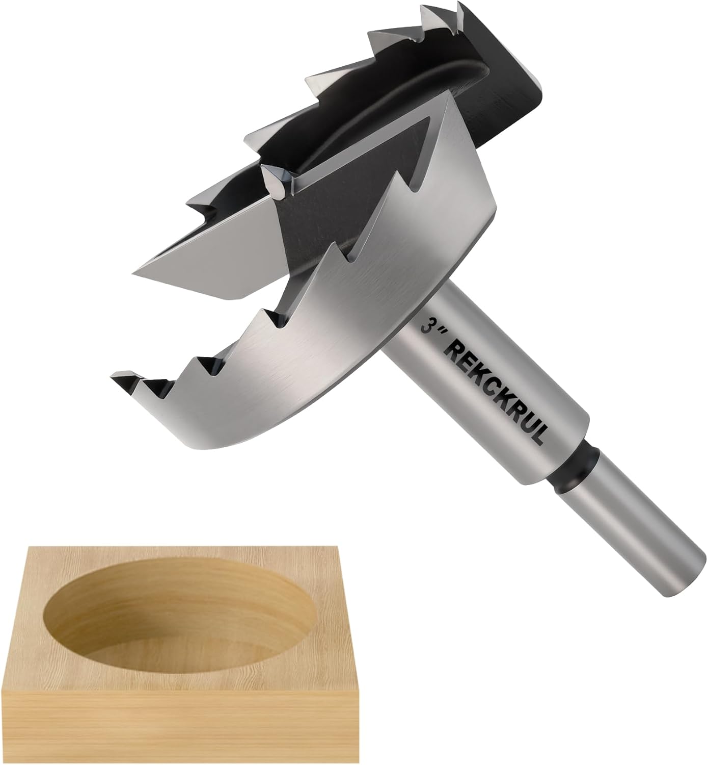Broca Forstner 3pulg para madera dura y contrachapada