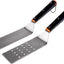 Set 2 Espátulas Acero Inox Planas Ranuradas Parrilla