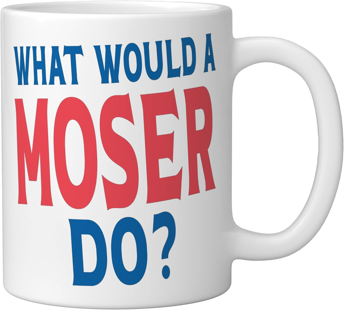 Taza Cerámica Moser Nombre Familiar Blanco