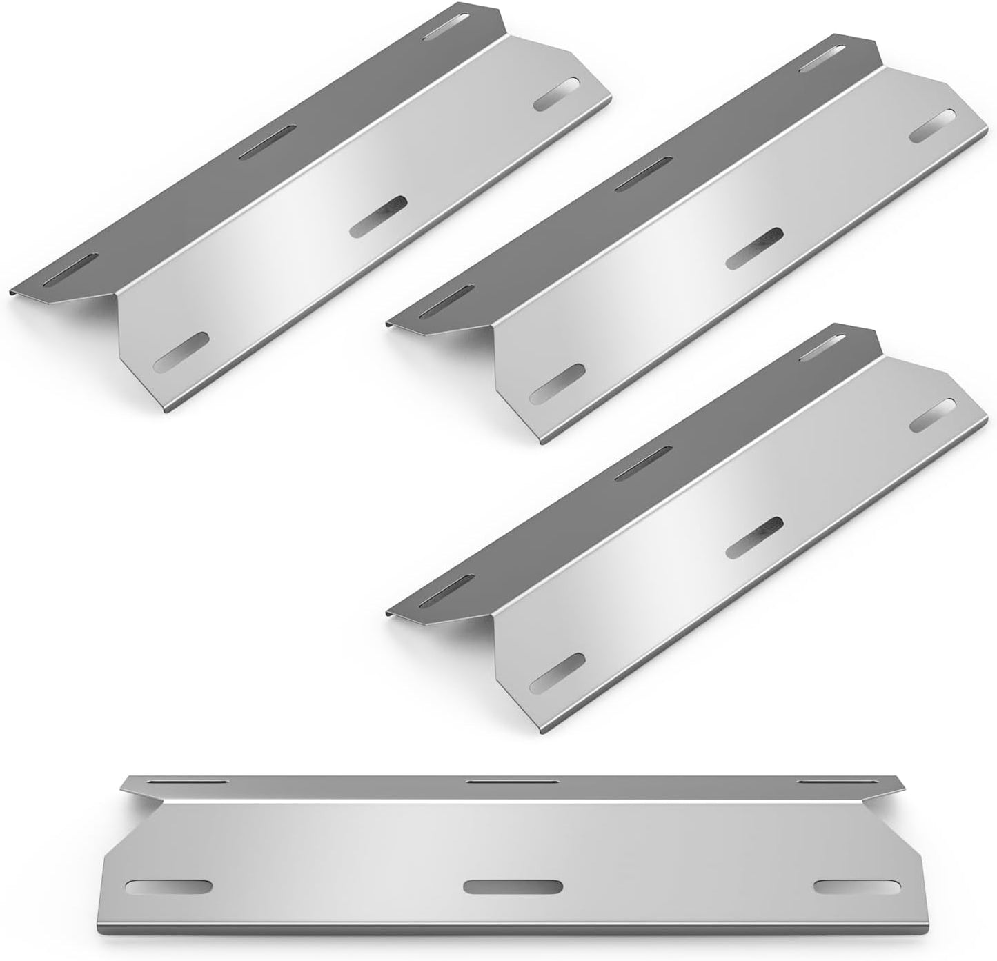 Protector placa calor acero inox 17 3/4 pulg repuesto Jenn Air